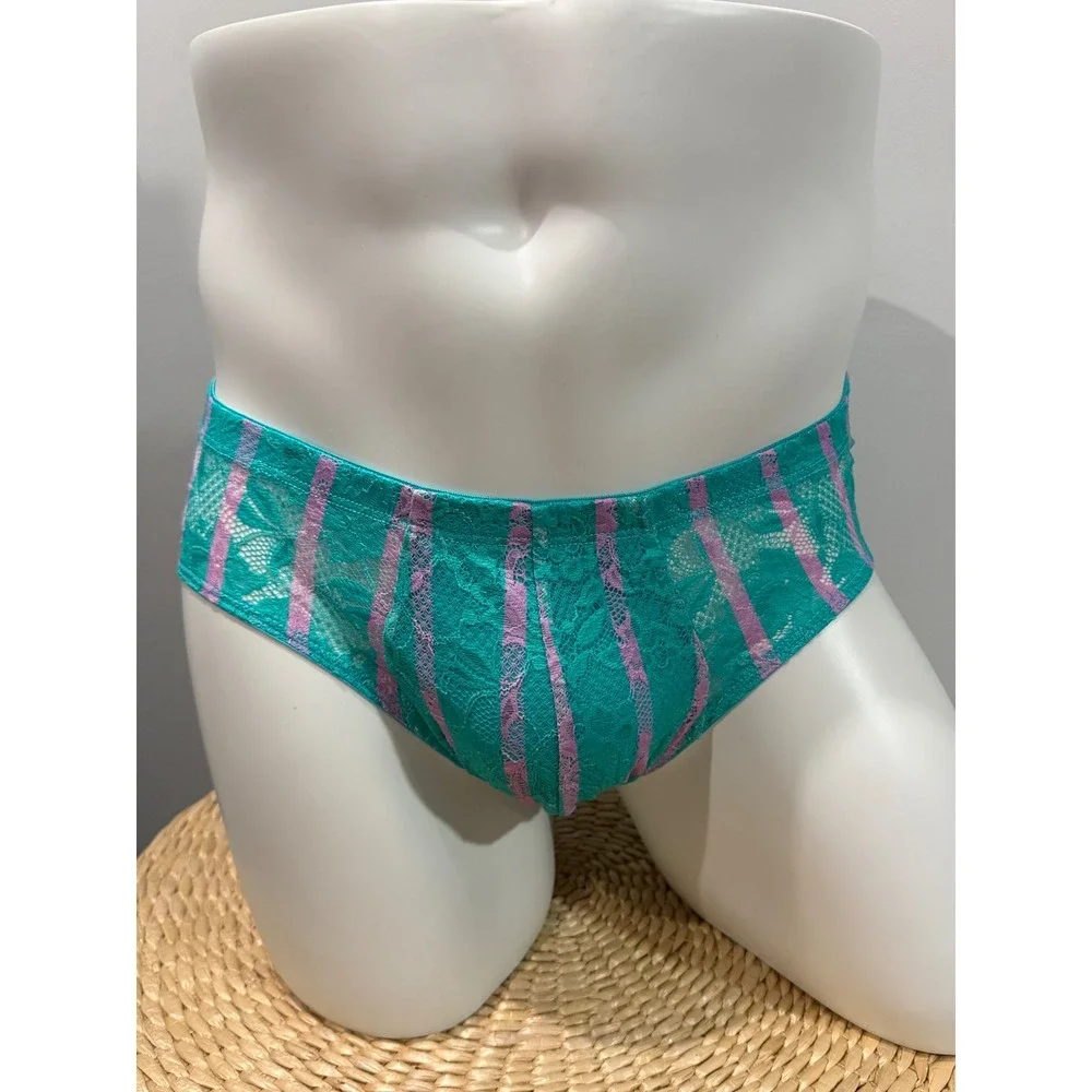Cosabella Never Say Never Printed Comfort Micro Brief Andaman Stripe New size M